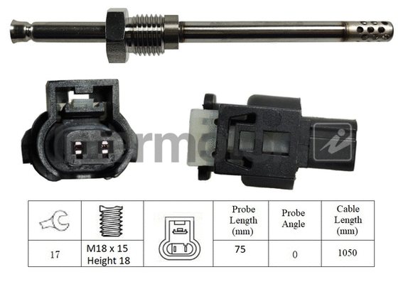 Sensor, exhaust gas temperature (27042)