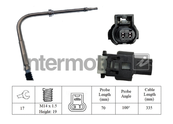Sensor, exhaust gas temperature (27128)