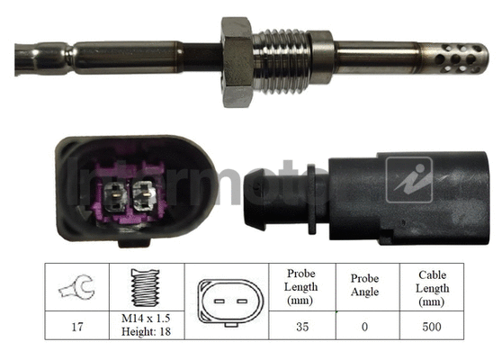 Sensor, exhaust gas temperature (27056)