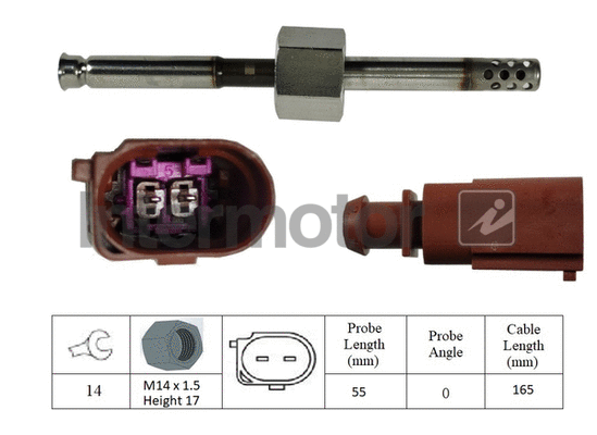 Sensor, exhaust gas temperature (27380)