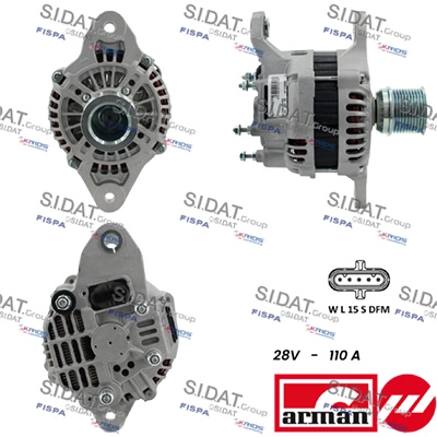 Alternator (A24MH0127AS)