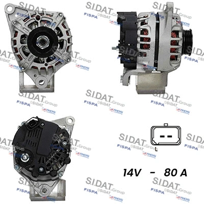 Alternator (A12VA0477A2)