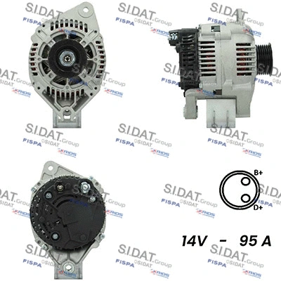 Alternator (A12VA0388A2)