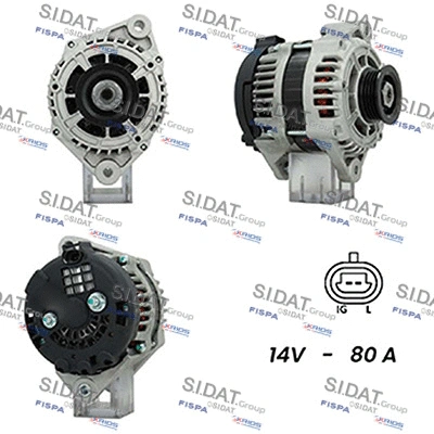 Alternator (A12DR0816)