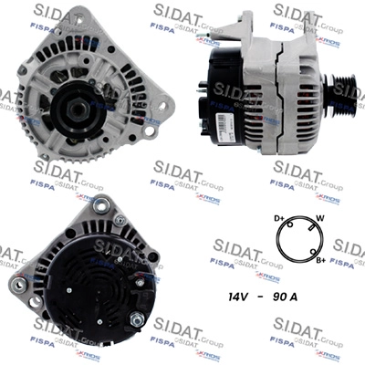 Alternator (A12BH1280A2)