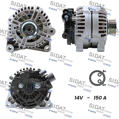Alternator (A12VA0180A2)