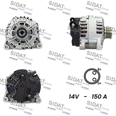 Alternator (A12VA0076A2)