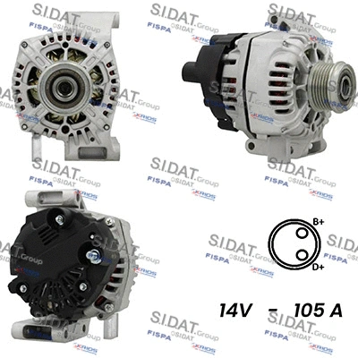 Alternator (A12VA0110A2)