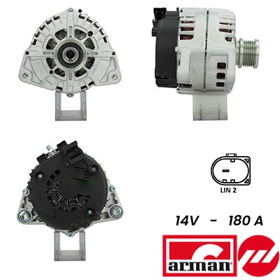 Alternator (A12VA0957AS)