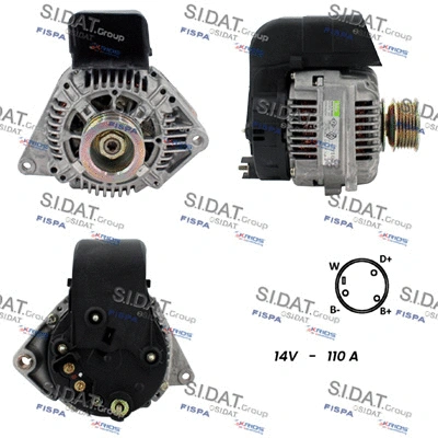 Alternator (A12VA1241)