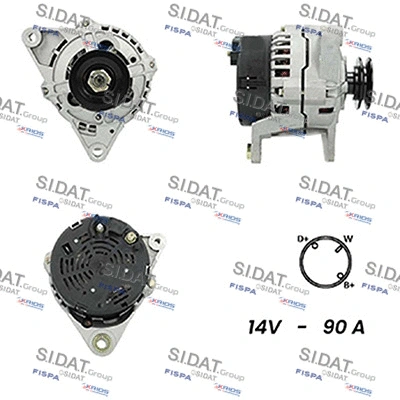 Alternator (A12BH0404A2)