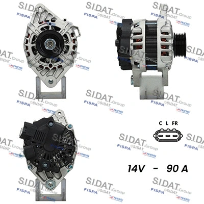 Alternator (A12VA0672)