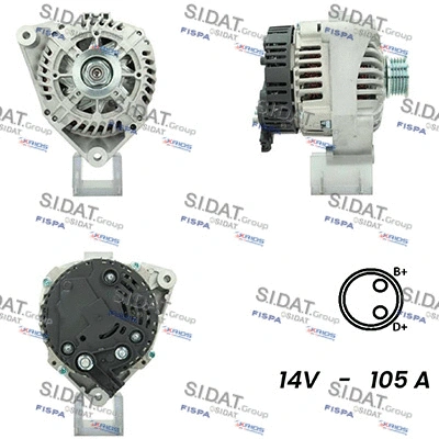 Alternator (A12VA0764A2)