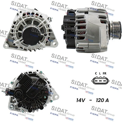 Alternator (A12VA0526A2)