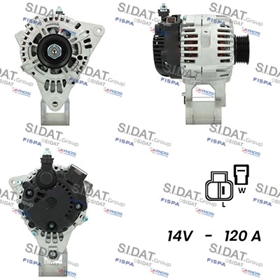 Alternator (A12VA0662A2)