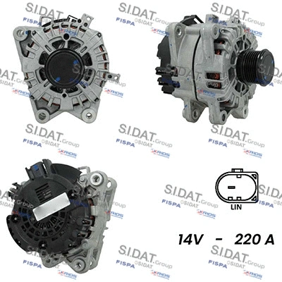 Alternator (A12VA0304A2)
