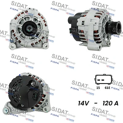Alternator (A12VA0505)