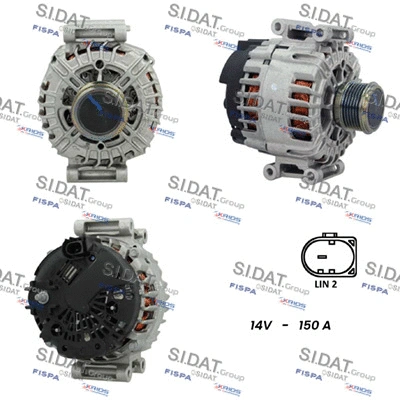 Alternator (A12VA0748)