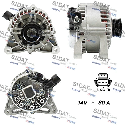 Alternator (A12VS0152A2)