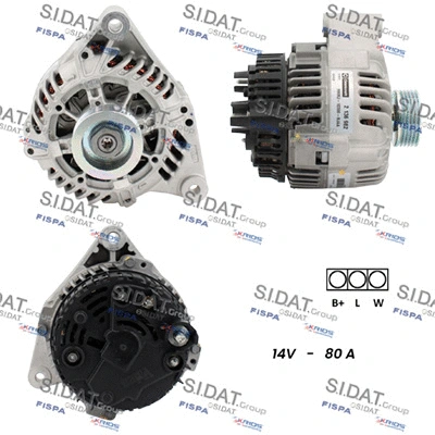 Alternator (A12VA0520)
