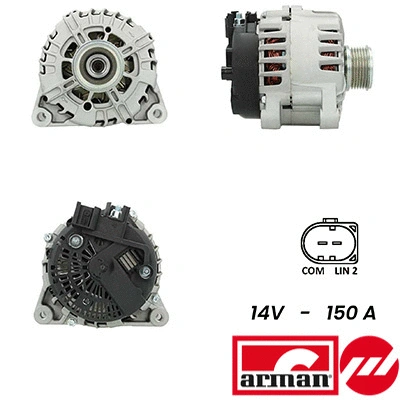 Alternator (A12VA0587AS)