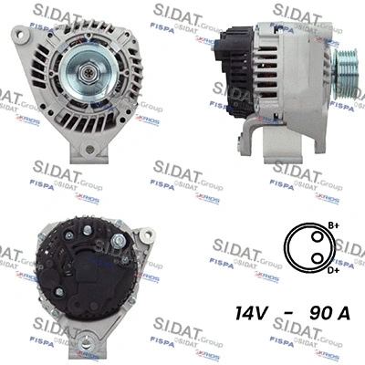 Alternator (A12VA0734A2)