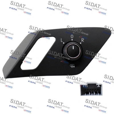 Switch, exterior rearview mirror adjustment (640951A2)