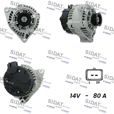 Alternator (A12VA0182)