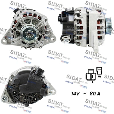 Alternator (A12VA0367)