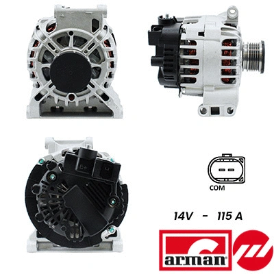 Alternator (A12VA0946AS)