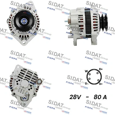 Alternator (A24MH0141A2)