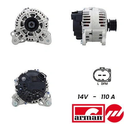 Alternator (A12VA0400AS)