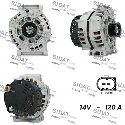 Alternator (A12VA0888A2)