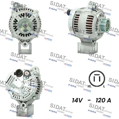 Alternator (A12DE0445A2)