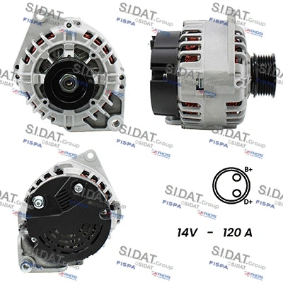 Alternator (A12VA0017A2)
