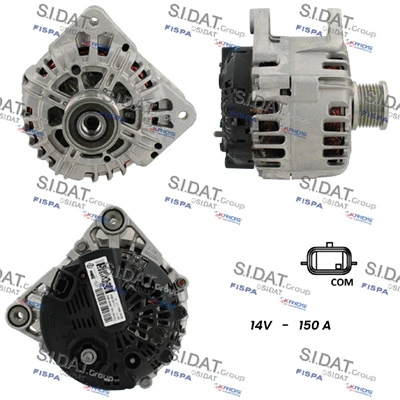 Alternator (A12VA1250)