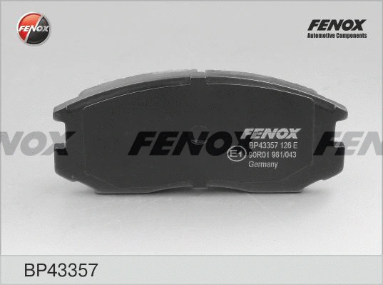 Brake Pad Set, disc brake (BP43357)