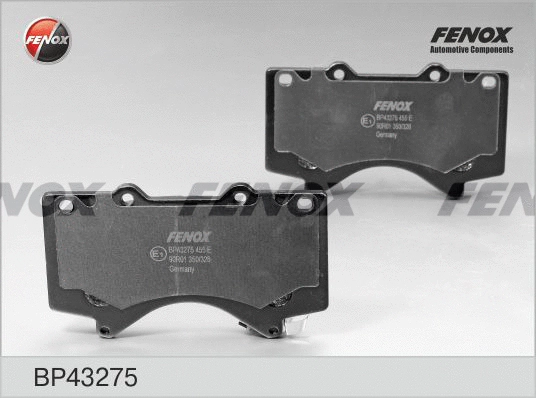 Brake Pad Set, disc brake (BP43275)