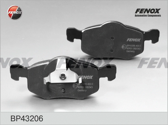 Brake Pad Set, disc brake (BP43206)