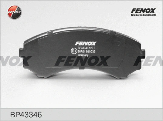 Brake Pad Set, disc brake (BP43346)
