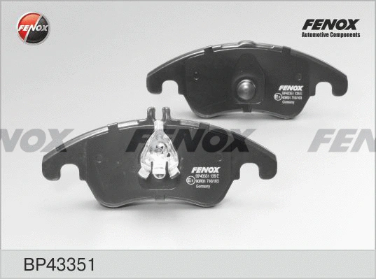Brake Pad Set, disc brake (BP43351)