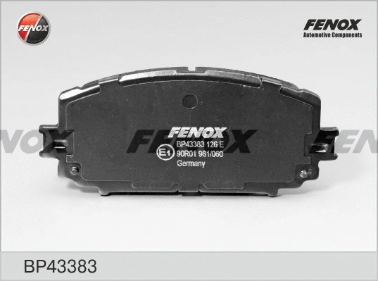 Brake Pad Set, disc brake (BP43383)