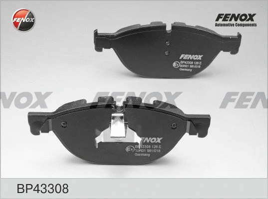 Brake Pad Set, disc brake (BP43308)