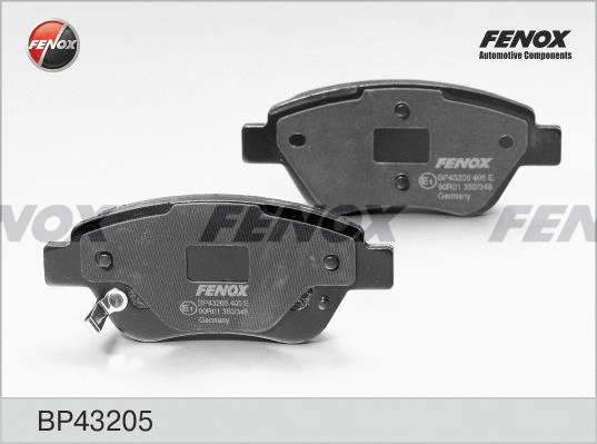 Brake Pad Set, disc brake (BP43205)