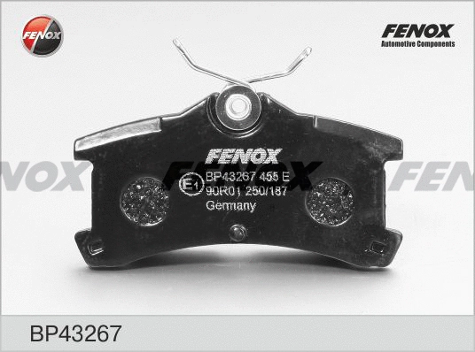 Brake Pad Set, disc brake (BP43267)
