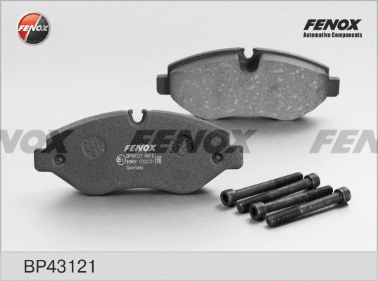 Brake Pad Set, disc brake (BP43121)