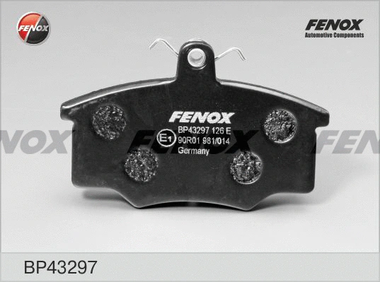 Brake Pad Set, disc brake (BP43297)