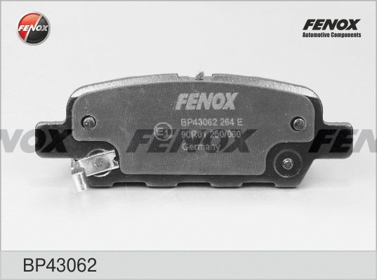 Brake Pad Set, disc brake (BP43062)
