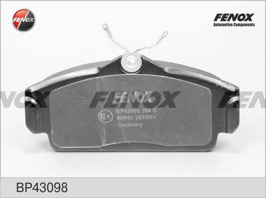Brake Pad Set, disc brake (BP43098)
