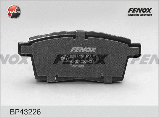 Brake Pad Set, disc brake (BP43226)